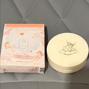 EM Cosmetics Heaven's Glow Radiant Veil Blush - Cherub Pink & Cream